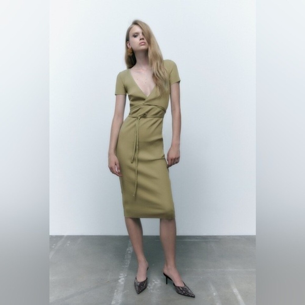 ZARA RIBBED DRESS